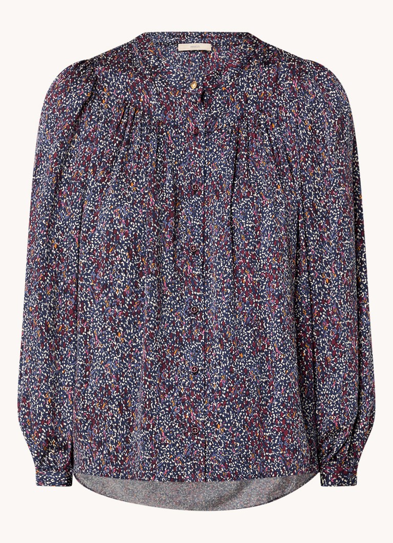 Sessùn  Leonce blouse met print en ballonmouw