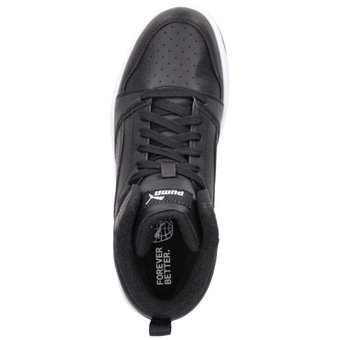 PUMA Rebound V6 Mid WTR Jr Sneaker in schwarz