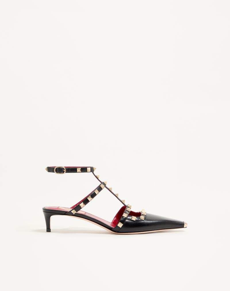 Rockstud Decote em Pele de Cabra 40mm