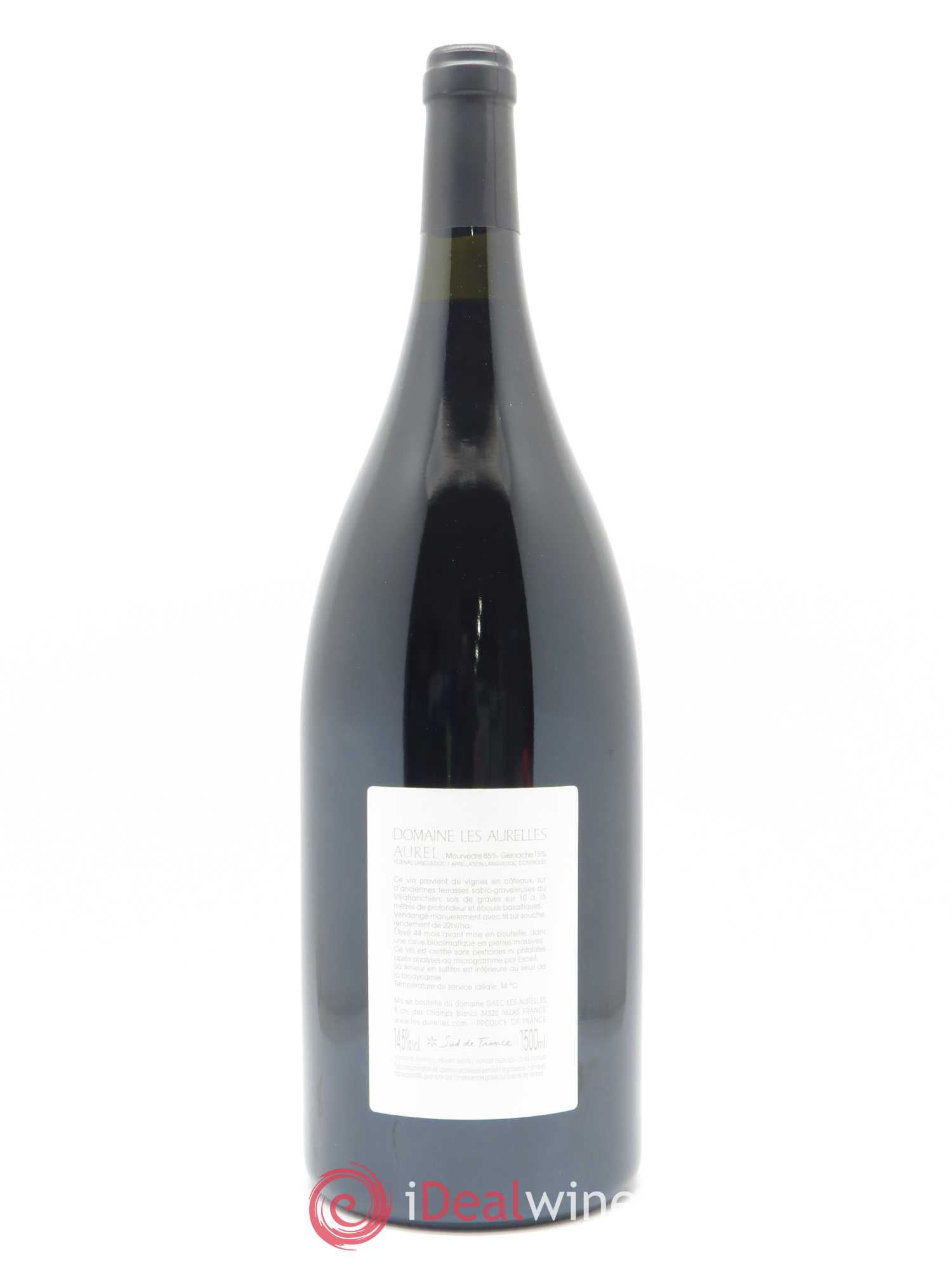 Pézenas Languedoc Aurel Domaine les Aurelles - Basile et Caroline Saint-Germain  2015 - Lot de 1 Magnum