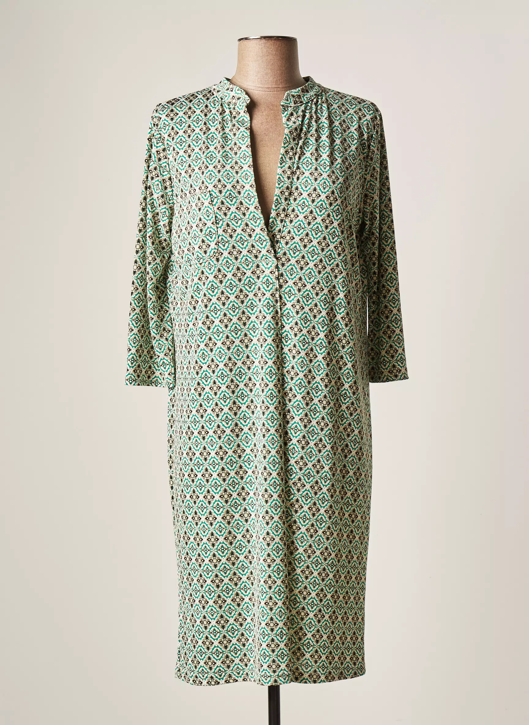Au Soleil De St Tropez Robes Mi Longues Femme couleur vert