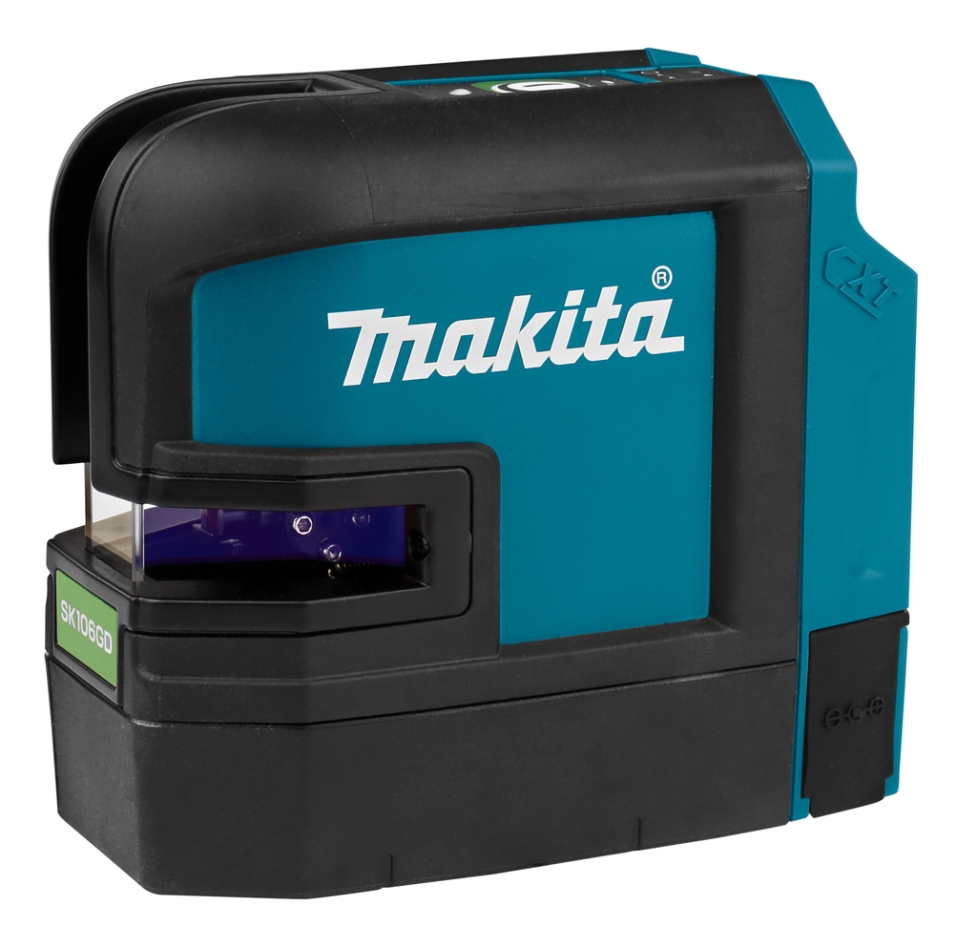 Makita SK106GDZ Self-Leveling Cross-line/Point Laser Green excl. batteries and charger