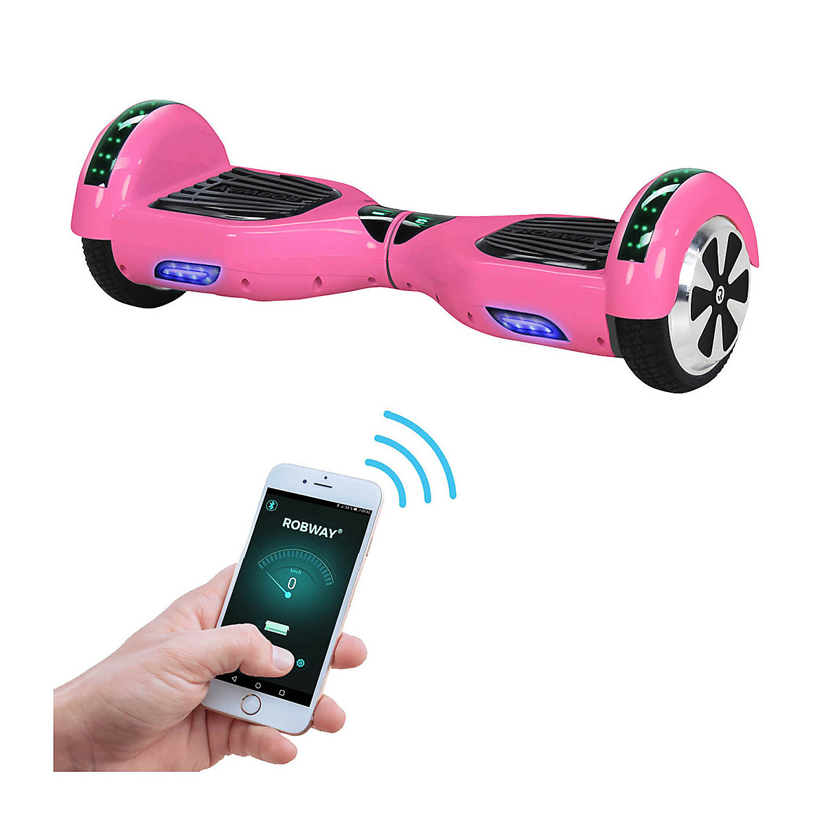 Kinder Elektrofahrzeuge E-Balance Hoverboard W1 - 6,5 Zoll - 700 W - 15 km/h - App