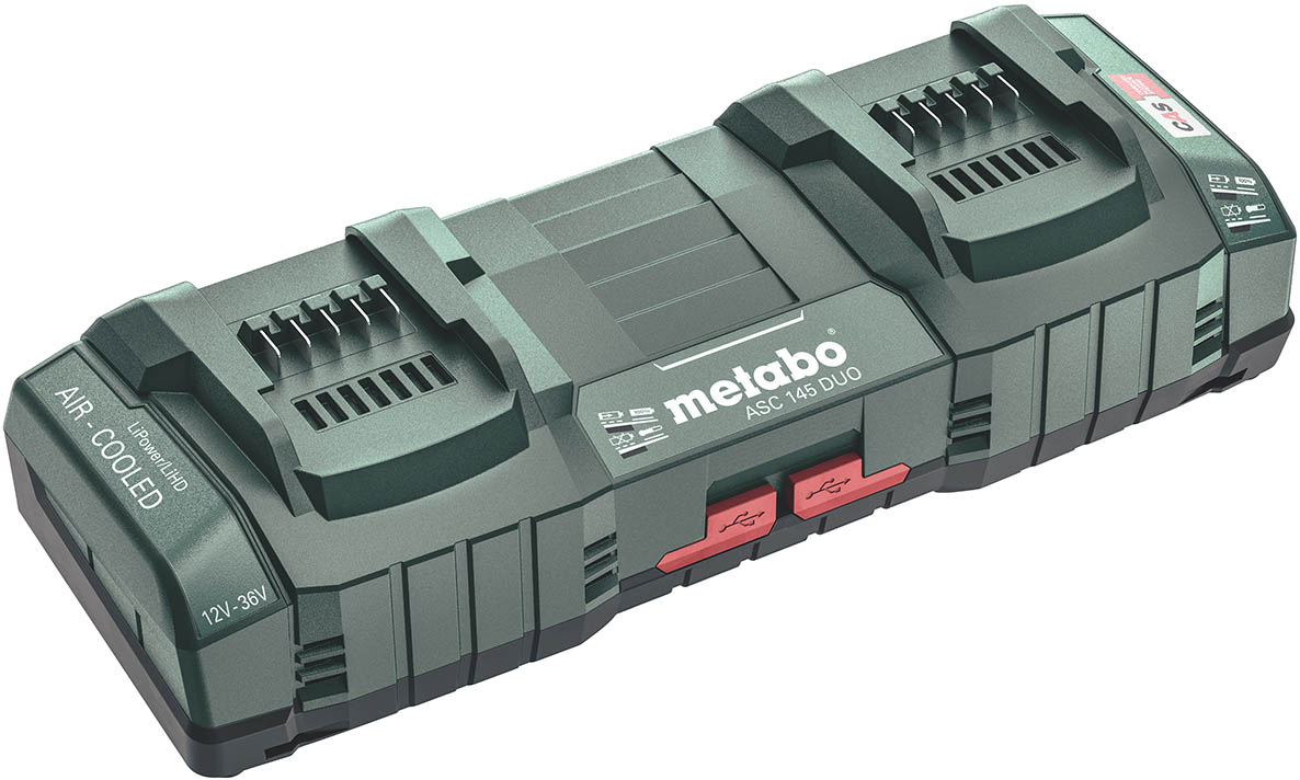 Metabo Accessories 627495000 Φορτιστής Μπαταρίας ASC 145 DUO 12-36V 