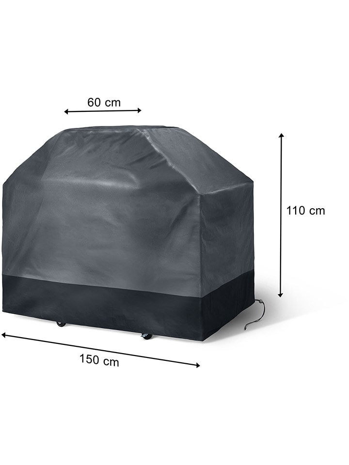 Inkazen Grill-Schutzhülle in Grau - (B)150 x (H)110 x (T)60 cm günstig kaufen onesize