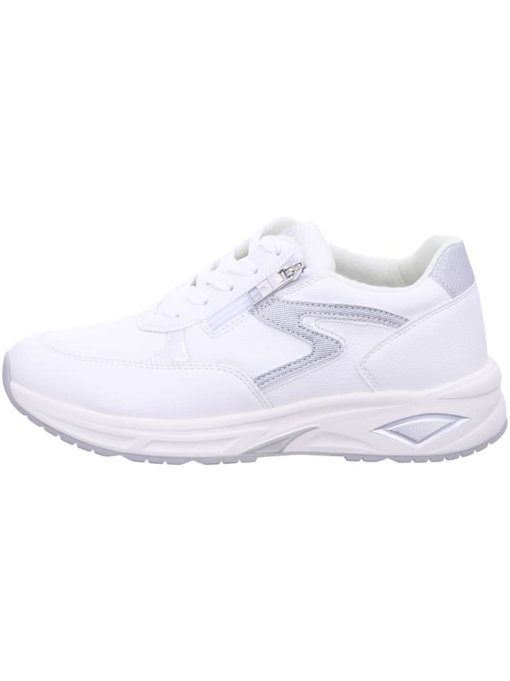 WALDLÄUFER Damen- Schnürschuhe CHARLOTTE STRETCH SPARKLE in Weiß günstig kaufen