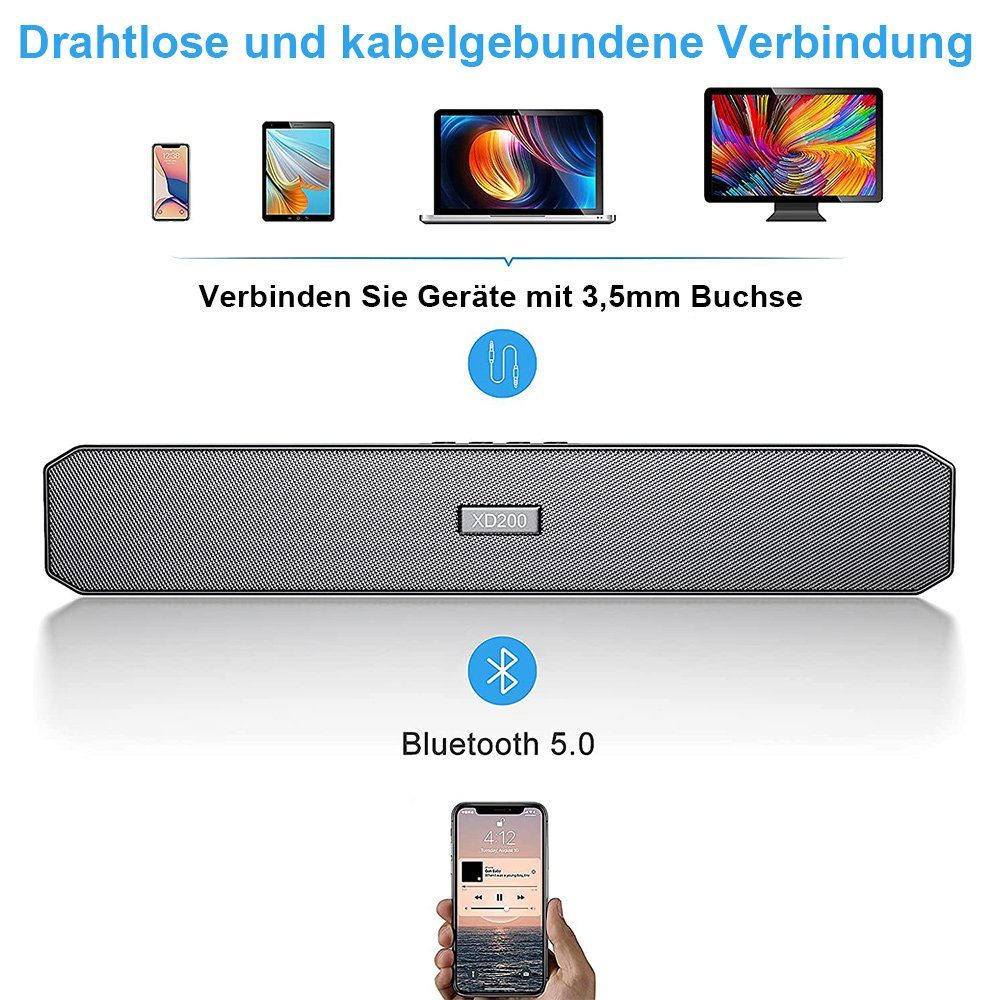 FeelGlad Lauter und klarer Klang Soundbar