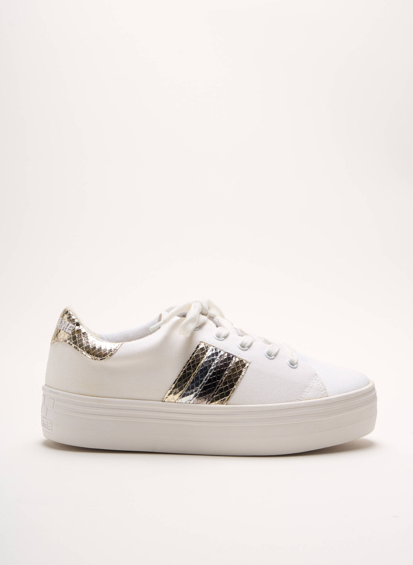 No Name Baskets Femme couleur blanc