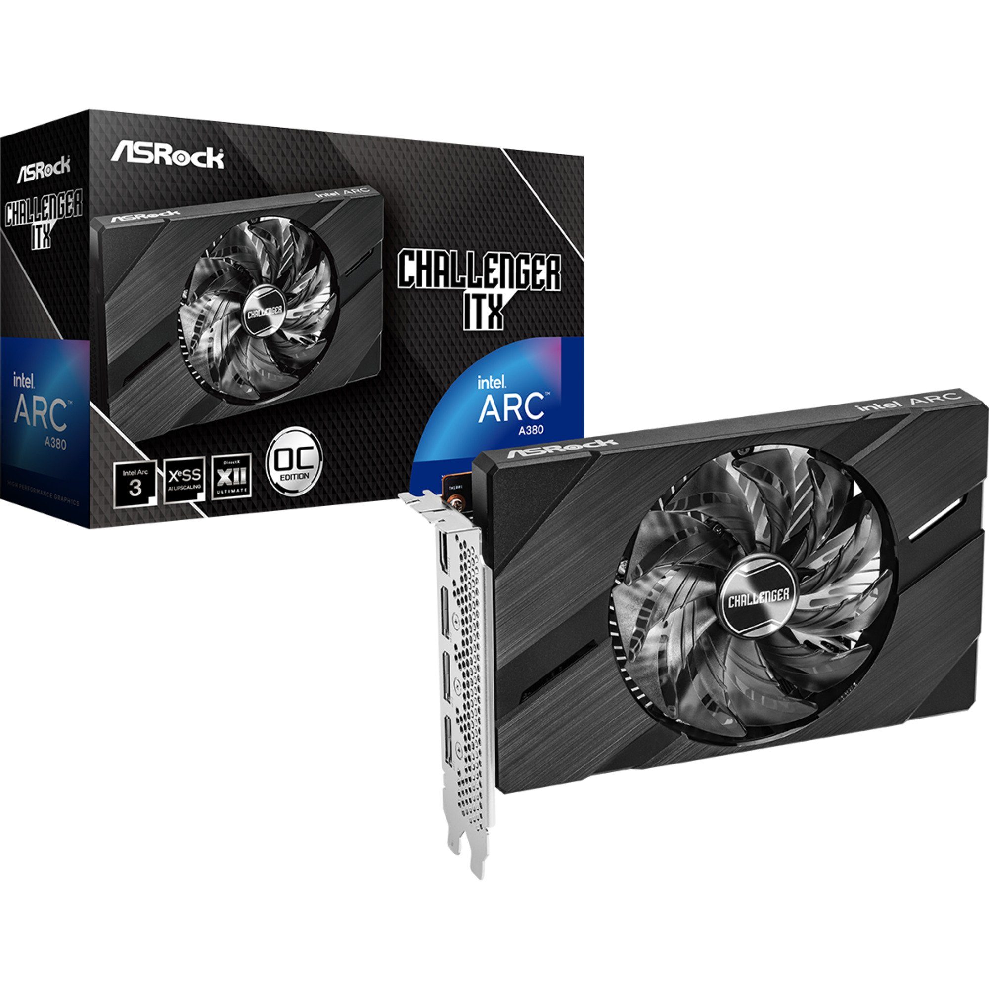 Asrock ASRock Intel Arc A380 Challenger ITX 6GB OC, Grafikkarte (6 GB)