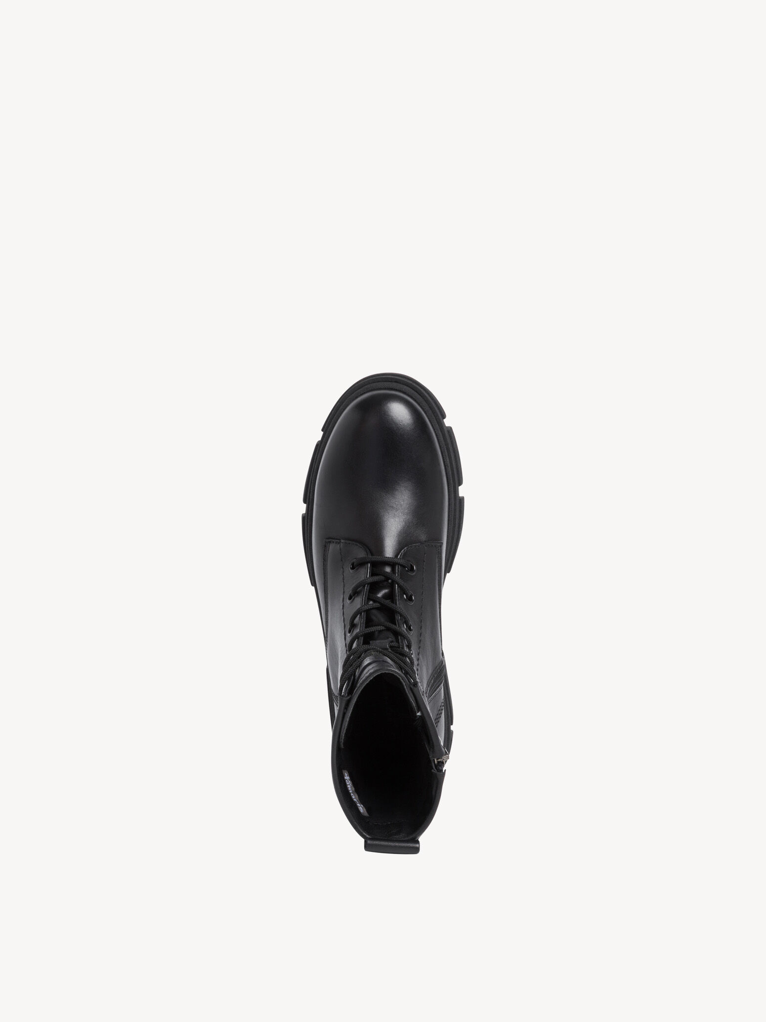 Bottine en cuir - noir