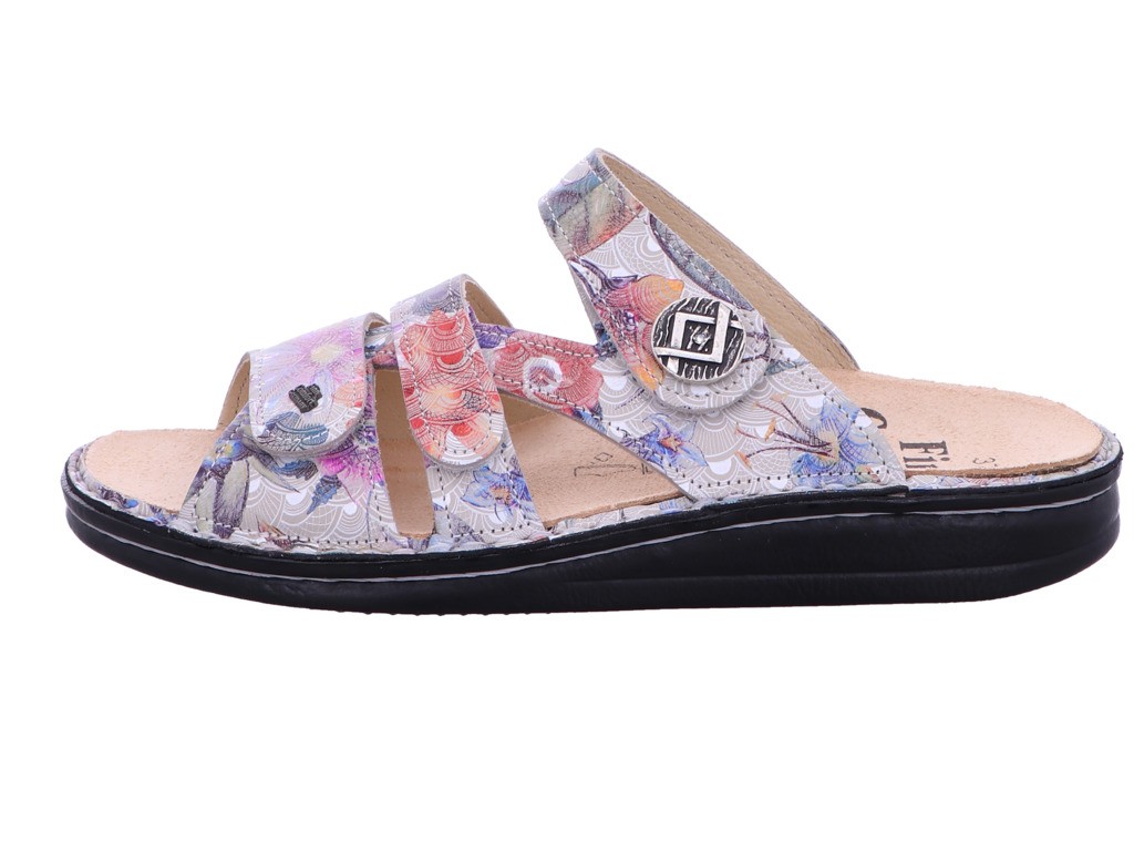 FINN COMFORT Pantoletten silber Agueda