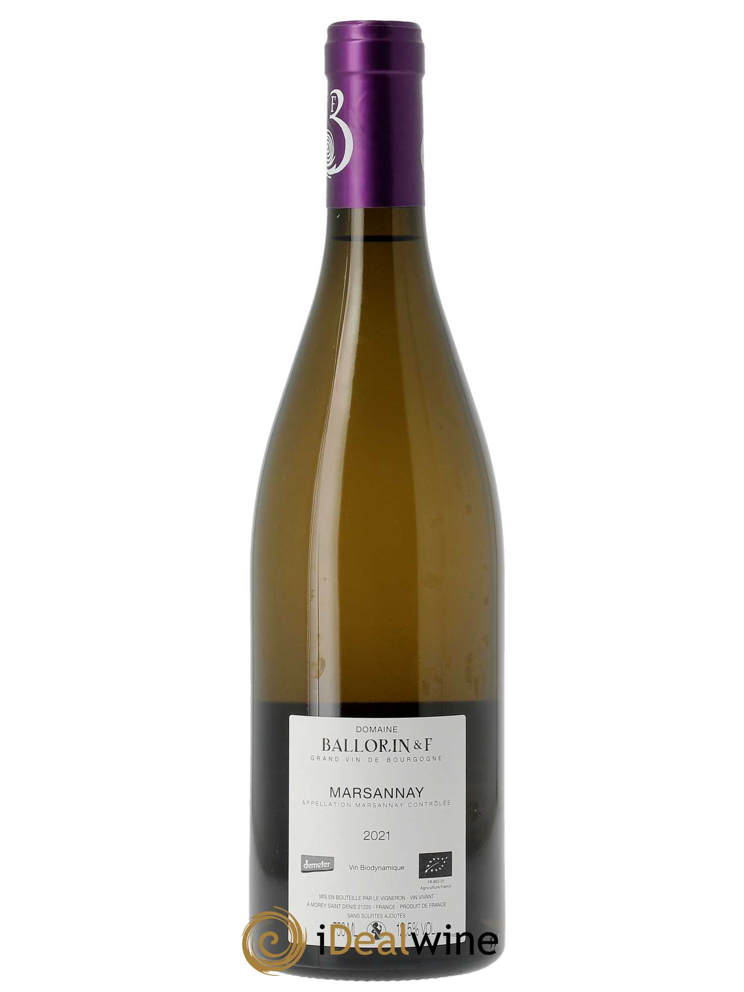 Marsannay Ballorin & F(Domaine)  2021 - Lot de 1 Bouteille
