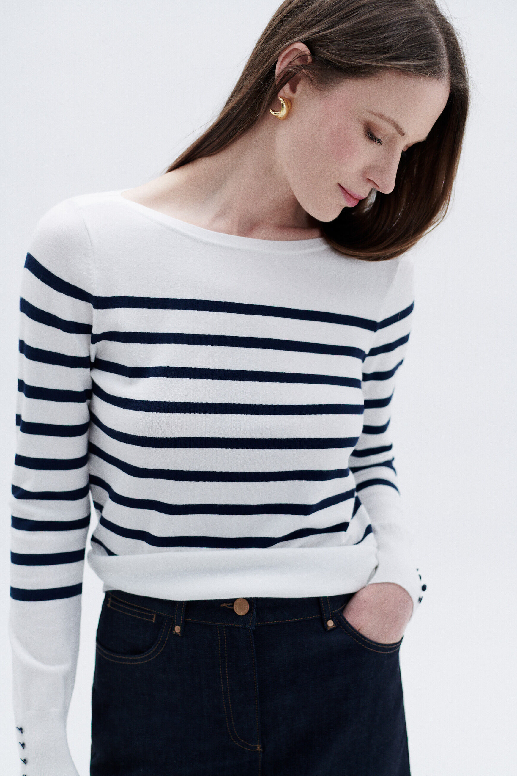 Pull mjulie ivoire femme
