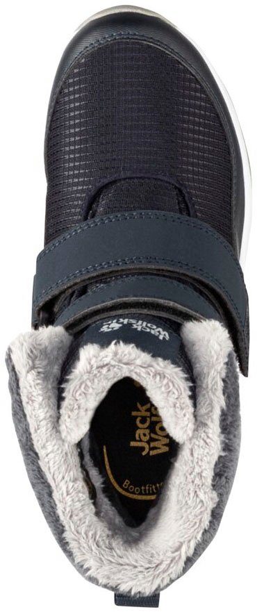 Jack Wolfskin POLAR WOLF TEXAPORE MID VC K Winterstiefel wasserdicht und wärmend mit Klettverschluss