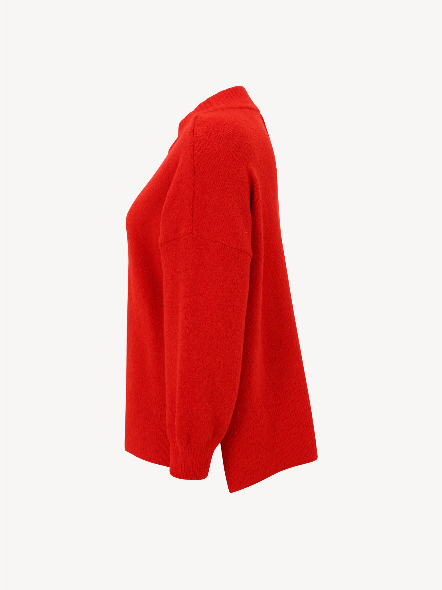 Pull-over en tricot - rouge