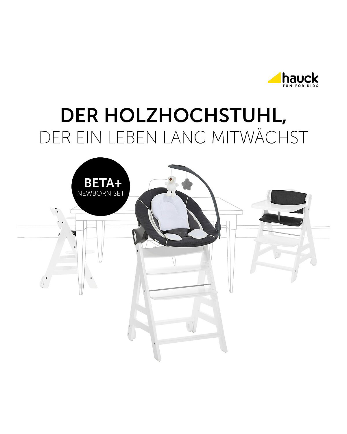 Treppenhochstuhl Beta+ inklusive Bouncer
