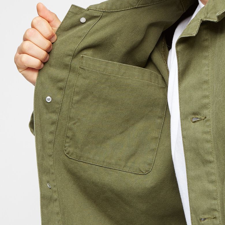 NIKE Life Unlined Chore Coat Jacket rough green/white