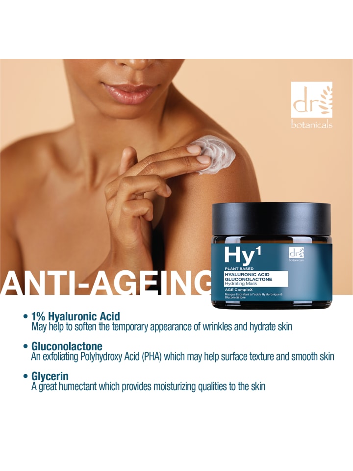 Dr Botanicals Hyaluronsäure & Gluconolacton Maske 60ml günstig kaufen onesize