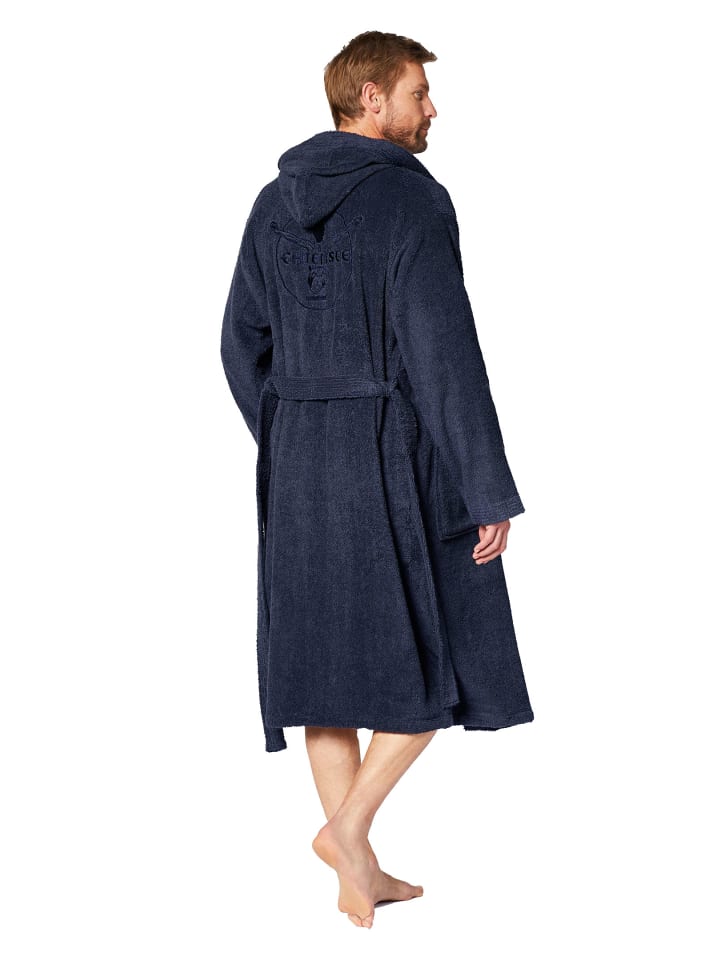 Chiemsee Bademantel Bathrobe Unisex in blau günstig kaufen
