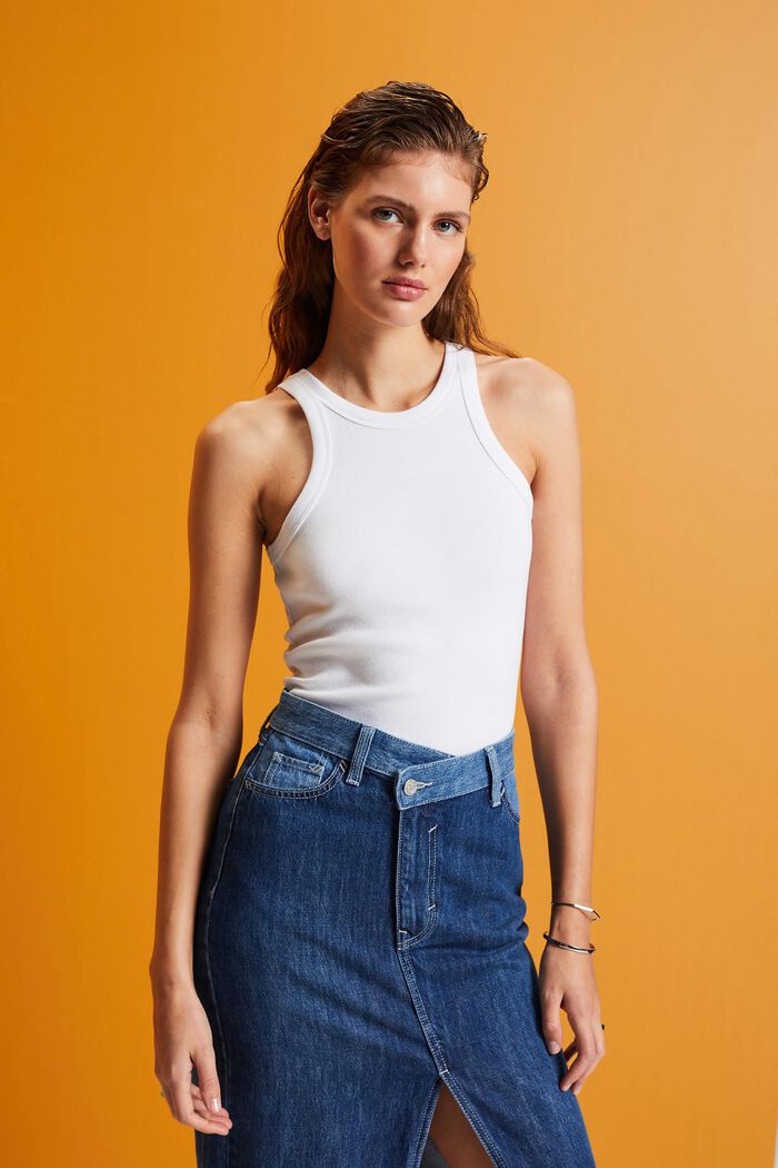 Geripptes Tanktop