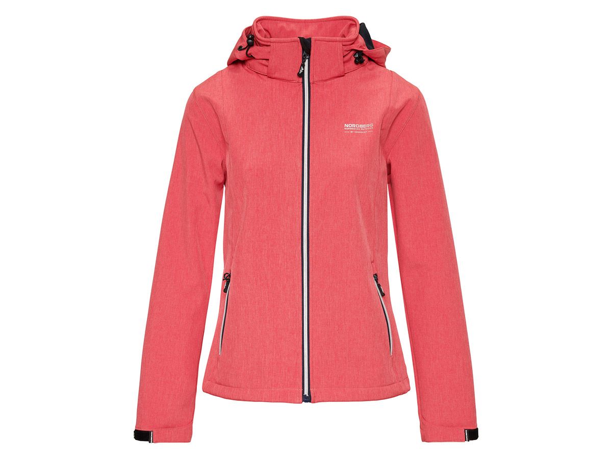 Nordberg Rinda Coral Melange Damen Softshelljacke