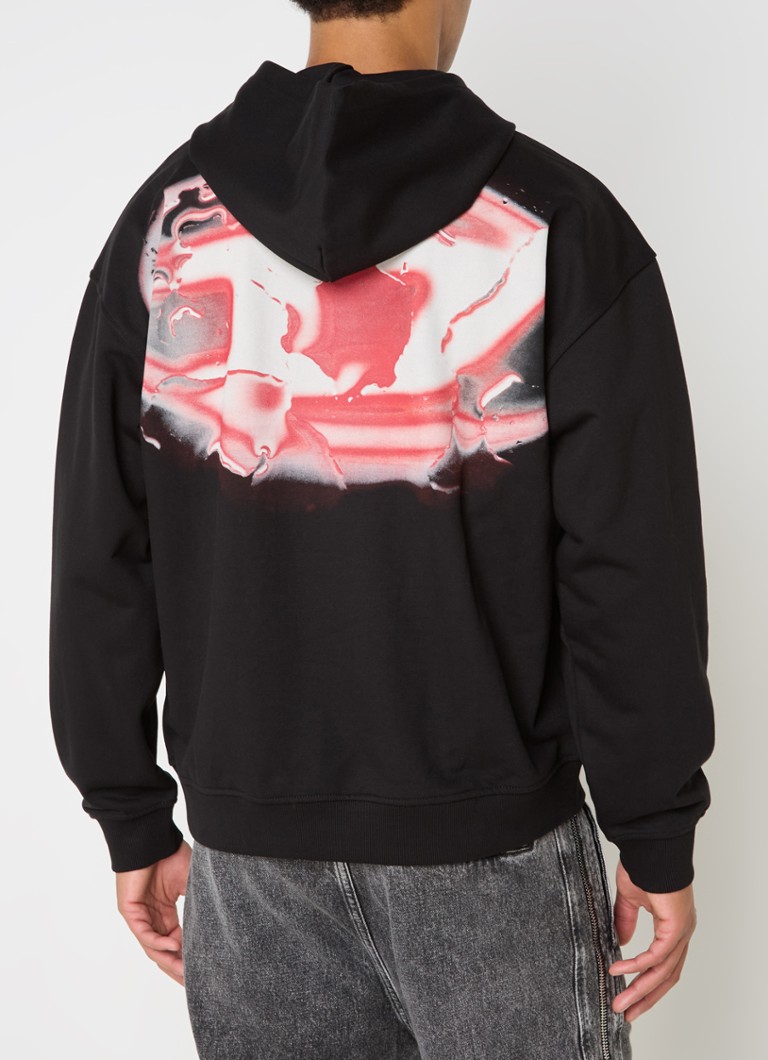 Diesel S-Boxt-Hood-K3 hoodie with logo and back print