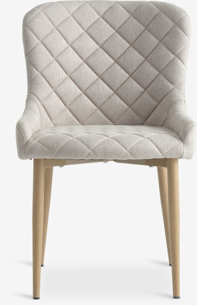 BELLINGE BELLINGE dining chair sand fabric/oak color