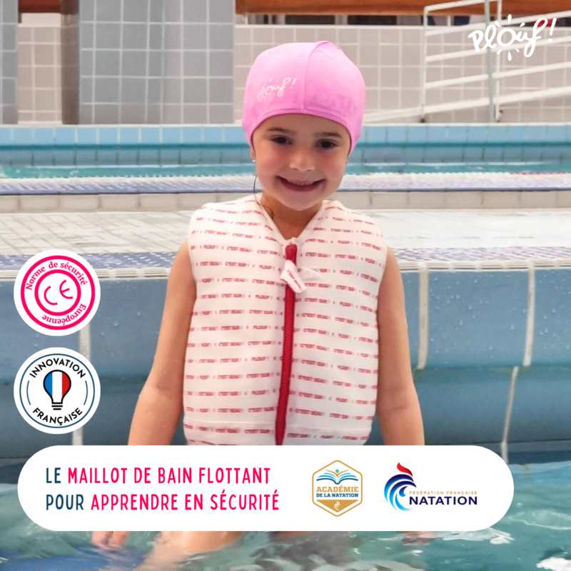 Maillot de bain flottant : Butterfly Blanc