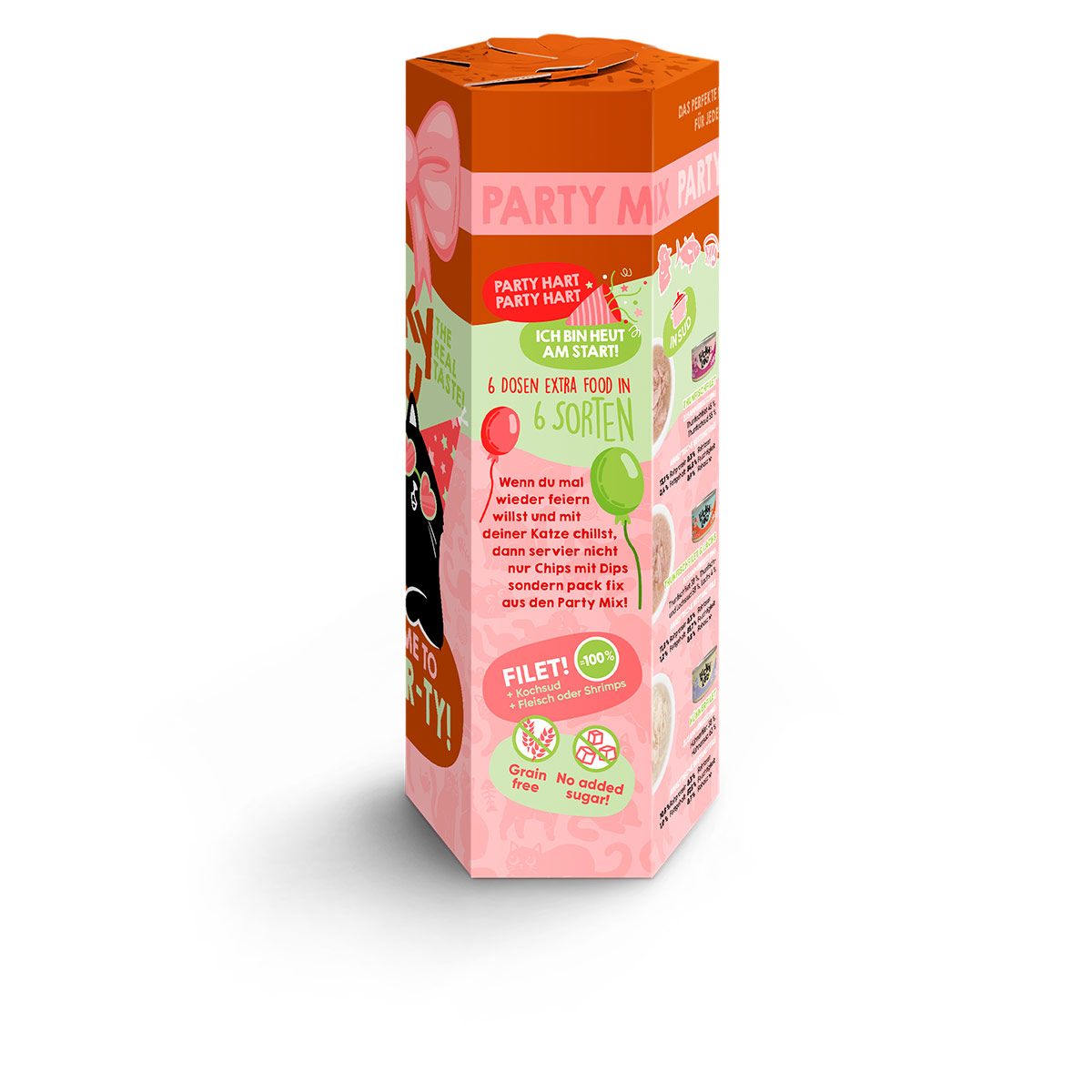 Lucky Lou Extrafood Party-Mix Box 6x70g kaufen bei ZooRoyal