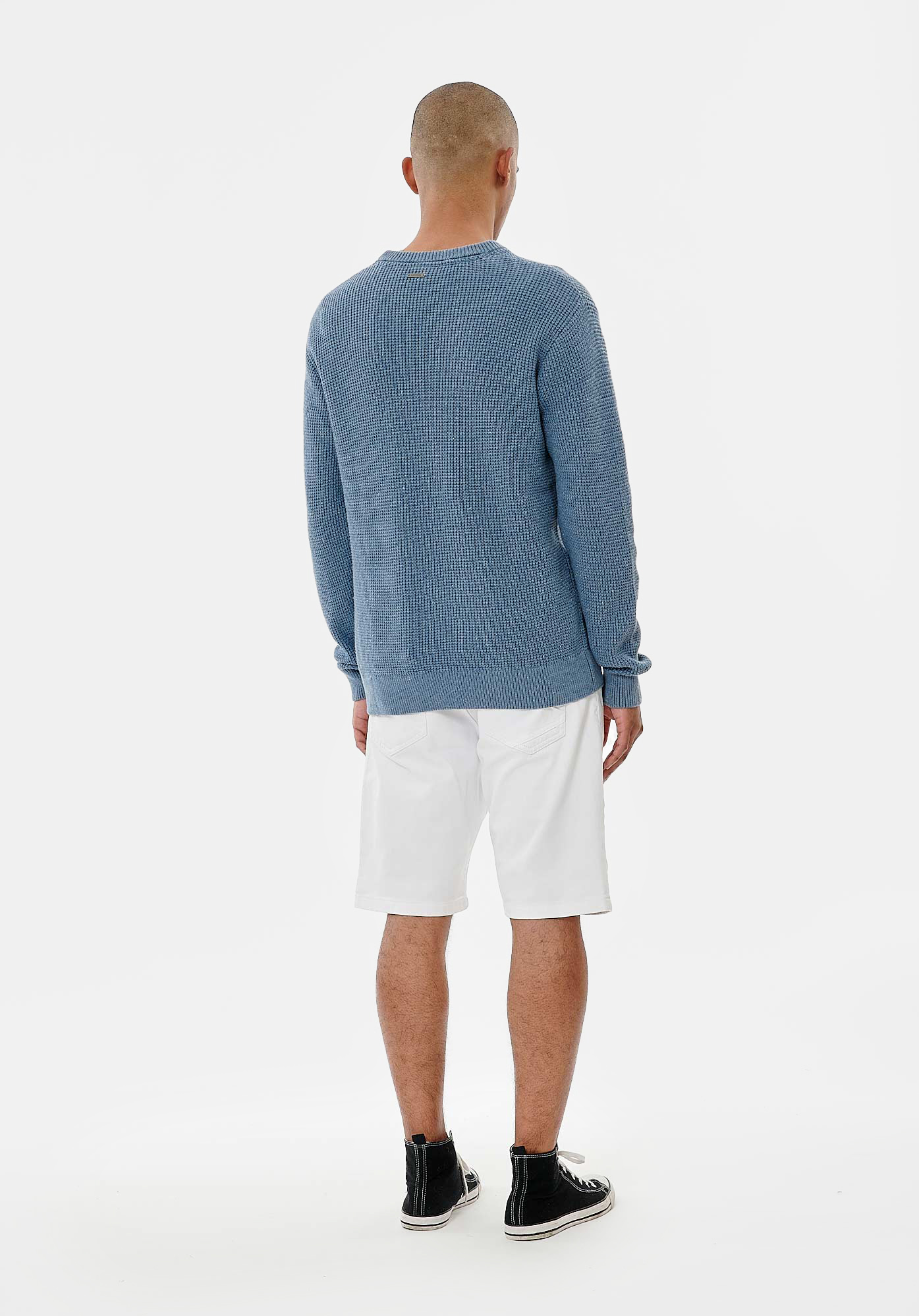 NEO    Pull bleu Homme en laine