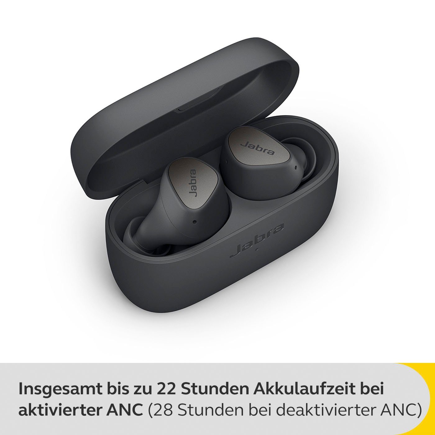 Jabra Elite 4 Bluetooth Headset wireless In-Ear-Kopfhörer (Active Noise Cancelling (ANC)