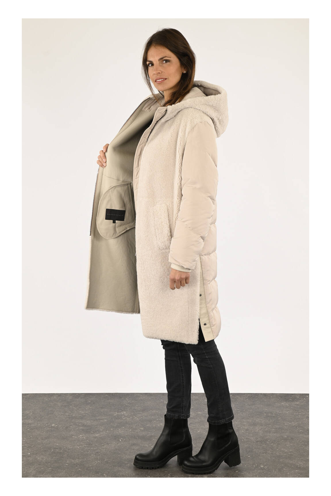 Ventcouvert Manteaux Longs Femme couleur blanc