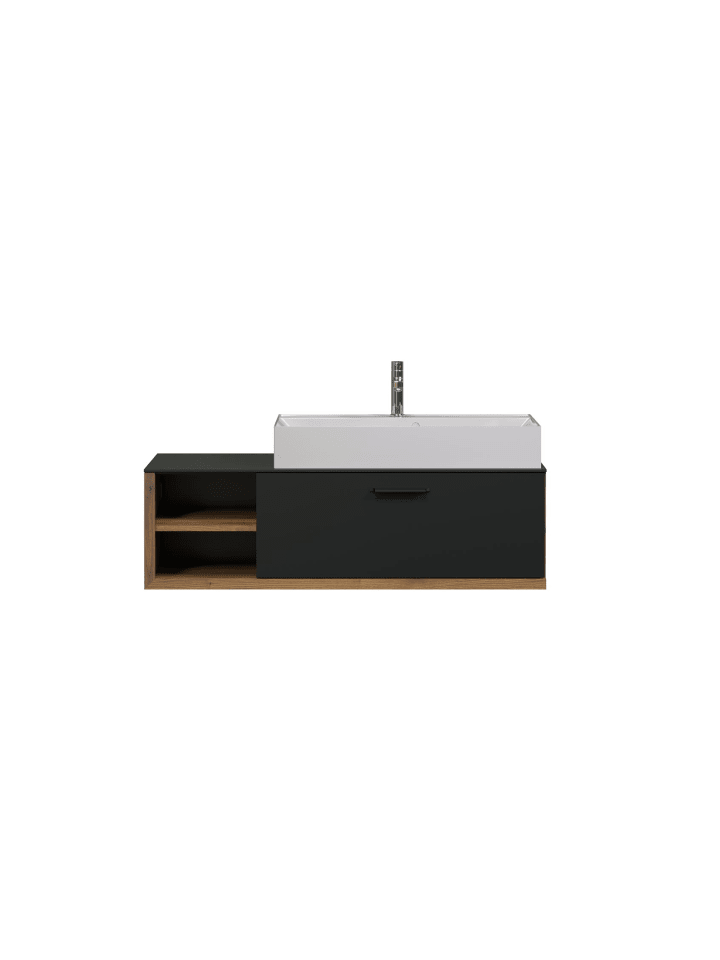 ebuy24 Waschbeckenunterschrank Synnax Grau 120 x 45 cm günstig kaufen onesize
