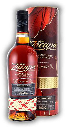 Zacapa Heavenly Cask La Pasion Zacapa Heavenly Cask La Pasion Die vierte und damit finale Limited Edition der Heavenly Cask Collection. 0,7	 Liter - Vol 40%