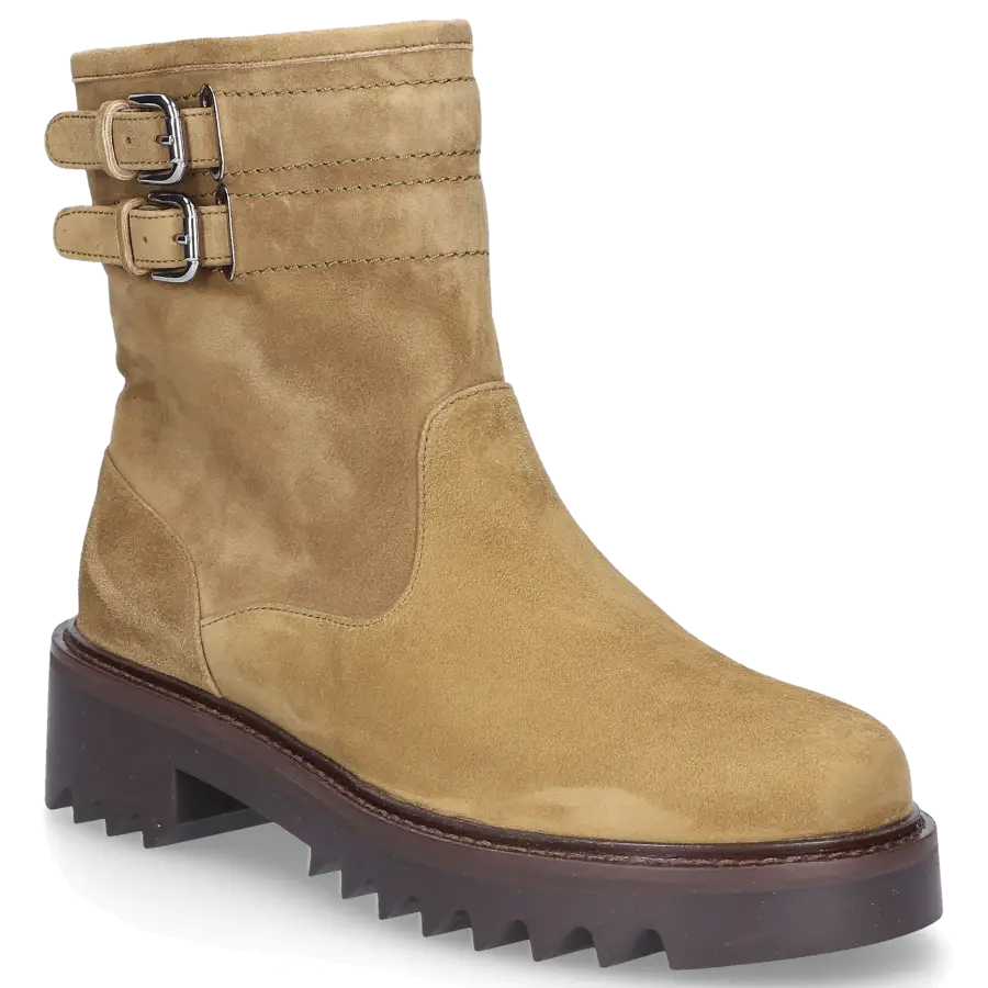 Aquazzura - Stiefeletten SUE Veloursleder - grün