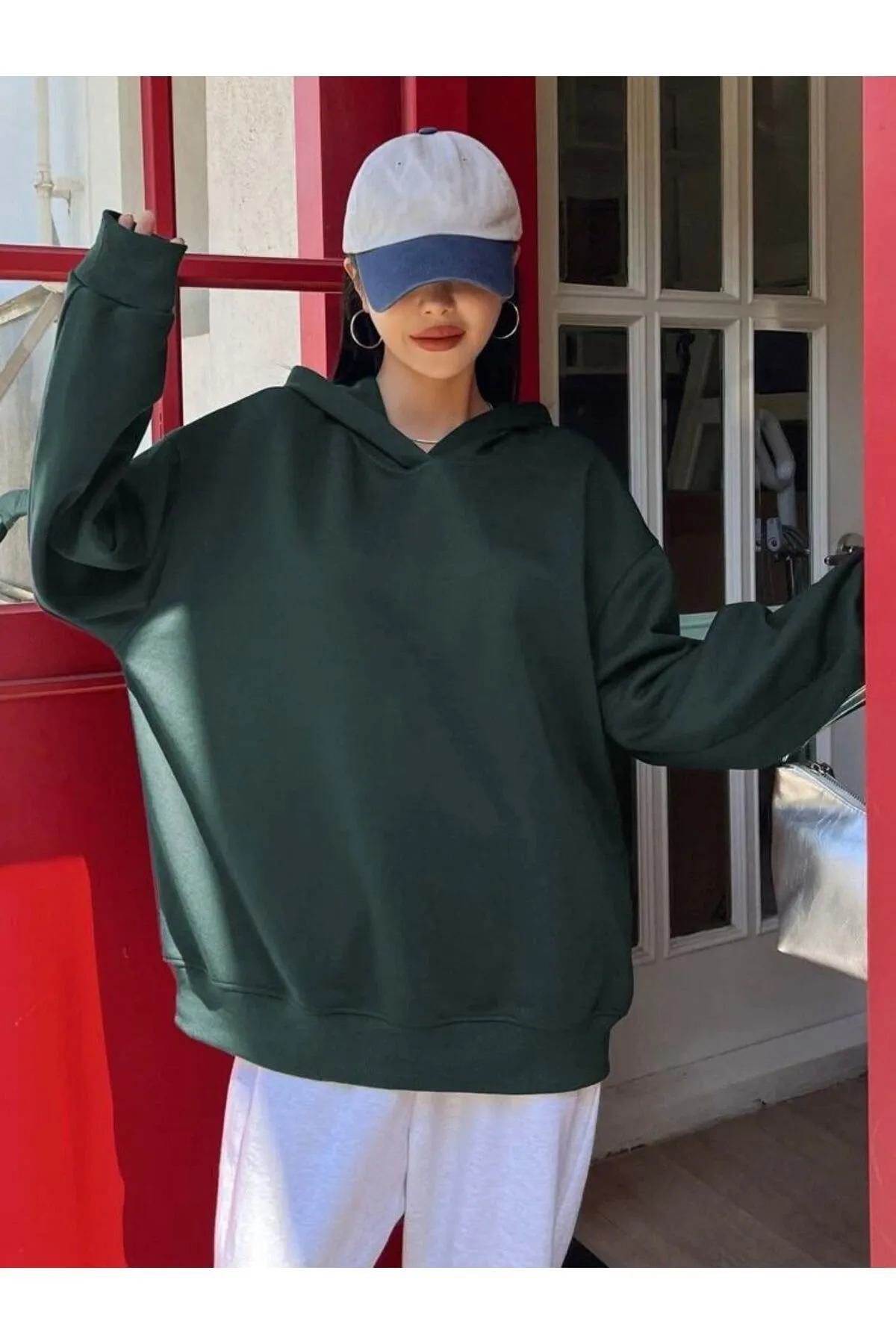 MOONBULL  Sweatshirt - Grün - Regular Fit