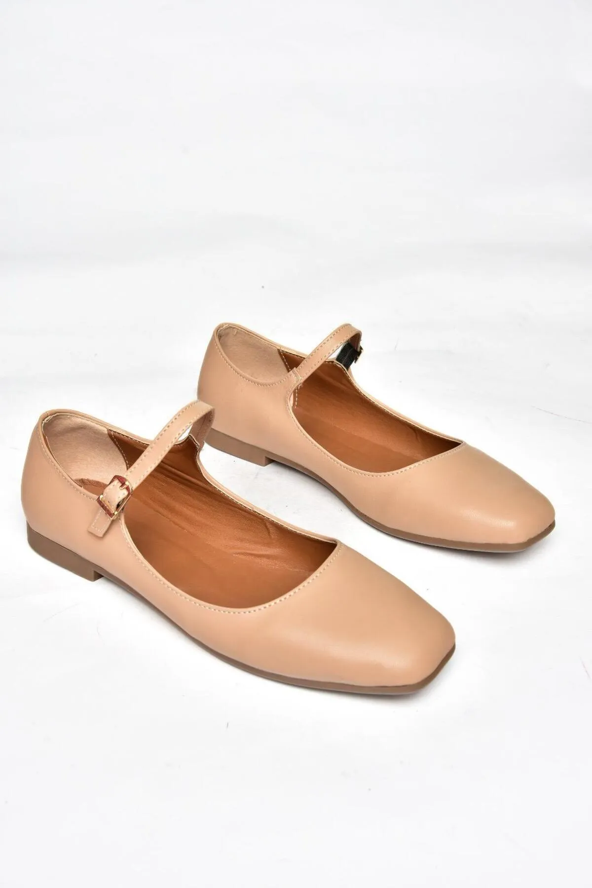 Fox Shoes  S726252509 Hellbraune Ballerinas für Damen