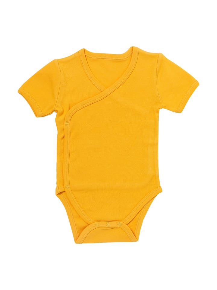 Schlummersack Bio Baby-Wickelbodys kurzarm 2er-Pack in Orange günstig kaufen 92