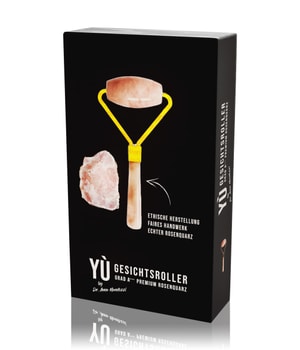 YÙ BEAUTY Rosenquarz Face Roller 10cm Gesicht Roll-On-1 Stk