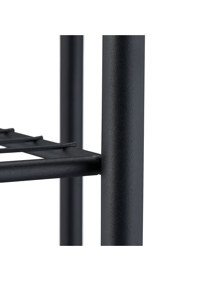 relaxdays Pflanzenständer in Schwarz - (B)44 x (H)50,5 x (T)22 cm günstig kaufen onesize