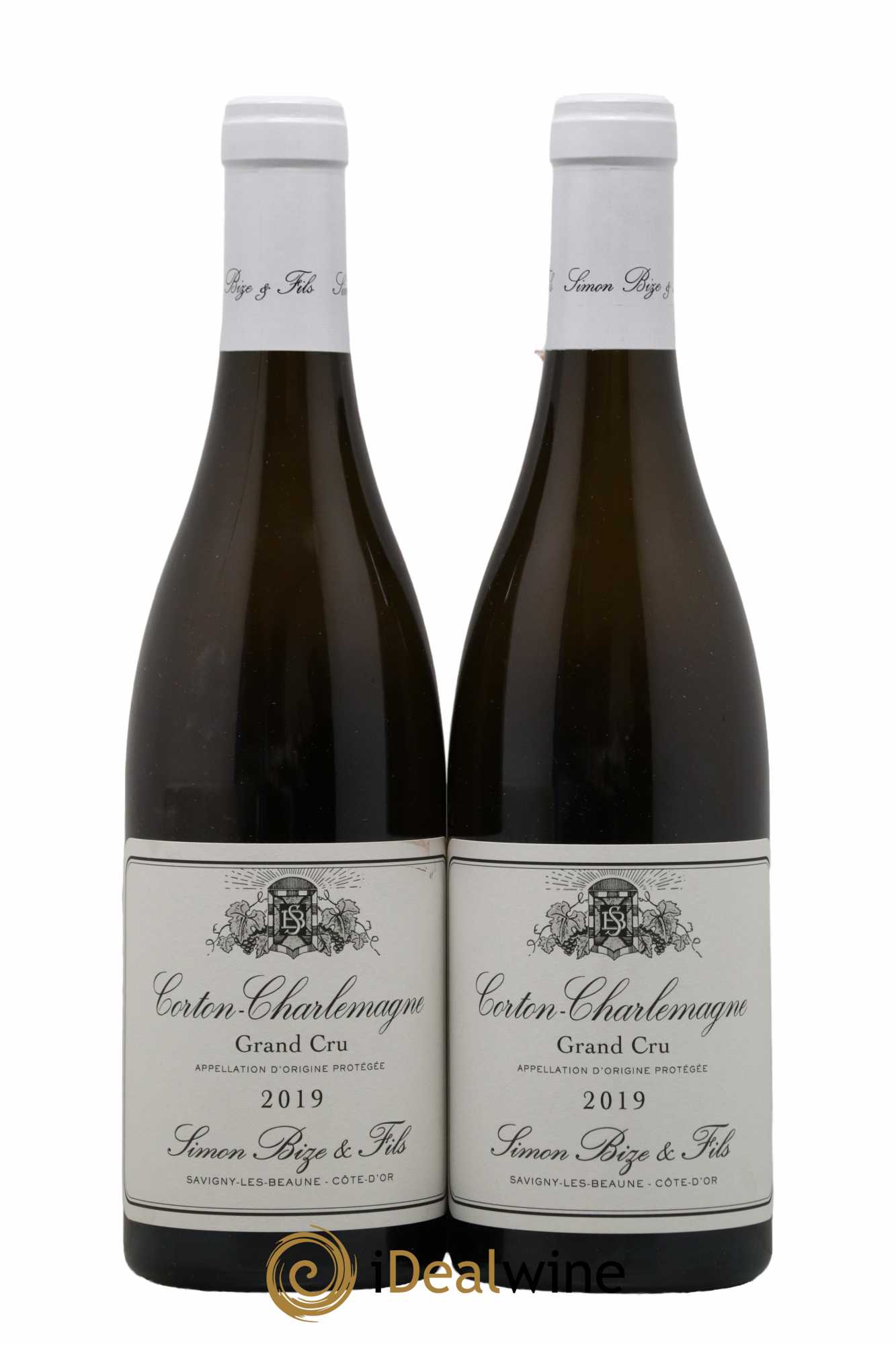 Corton-Charlemagne Grand Cru Simon Bize & Fils  2019 - Lot de 2 Bouteilles