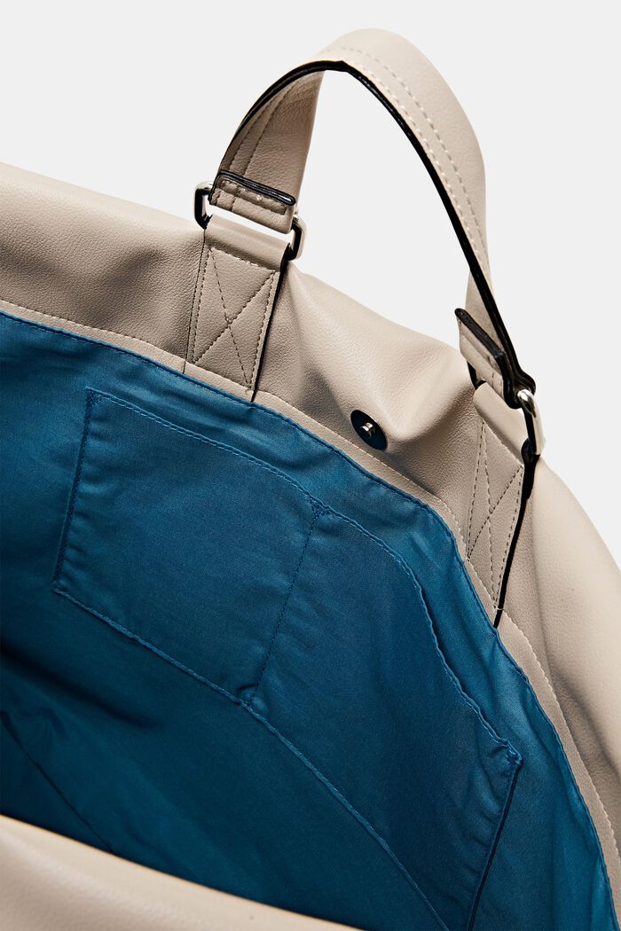 Große Tote Bag in Lederoptik