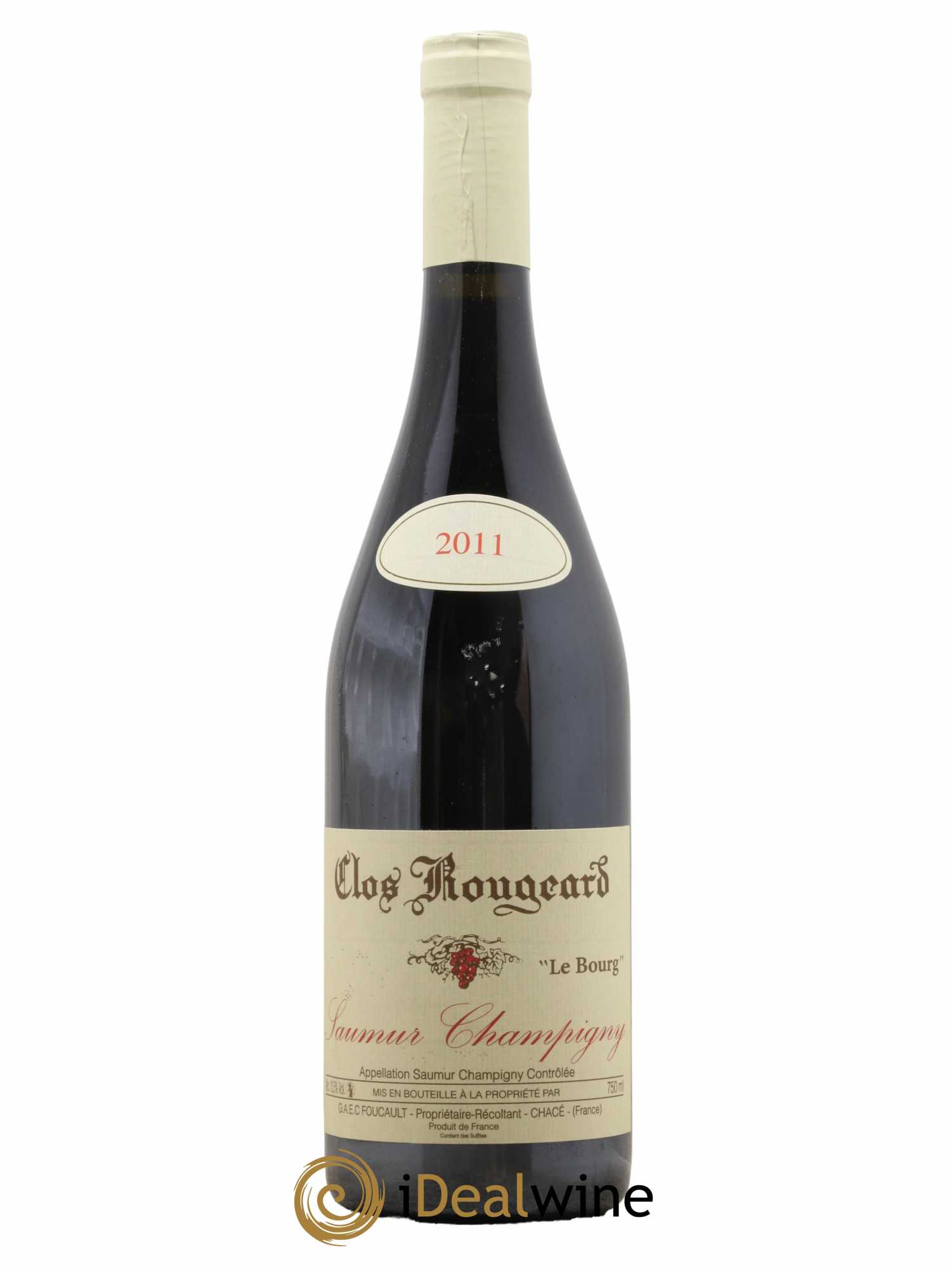 Saumur-Champigny Le Bourg Clos Rougeard  2011 - Lot de 1 Bouteille