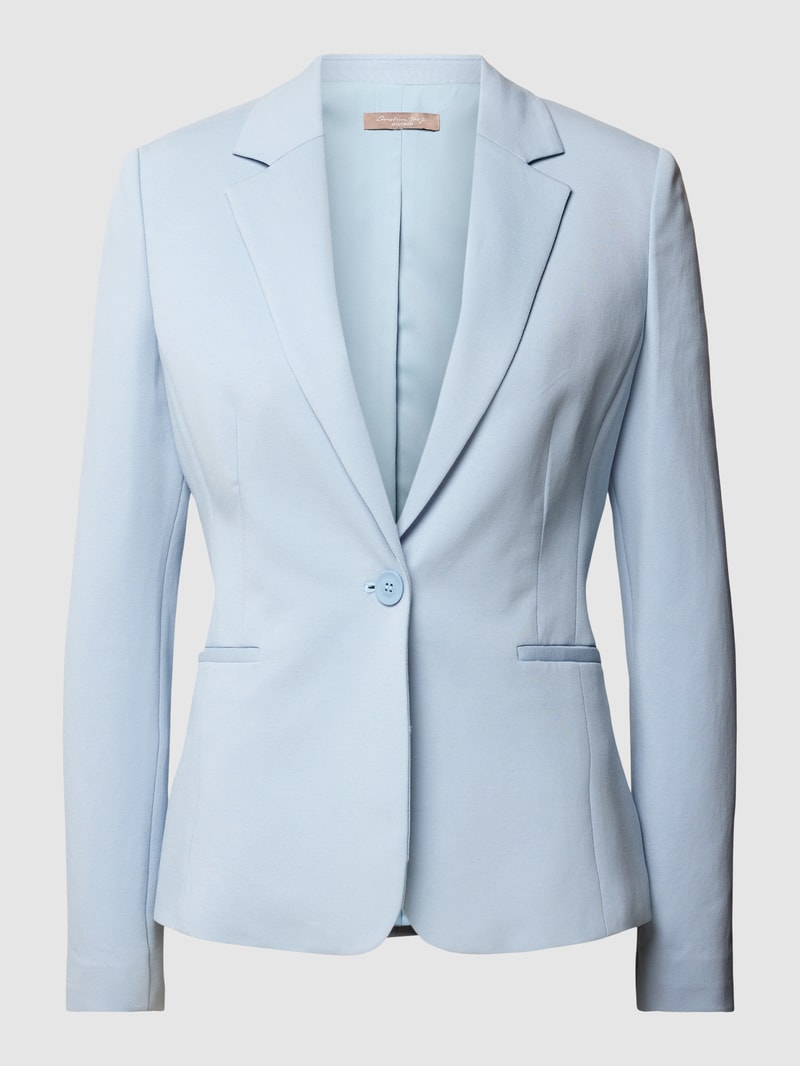 Blazer mit Reverskragen in rauchblau