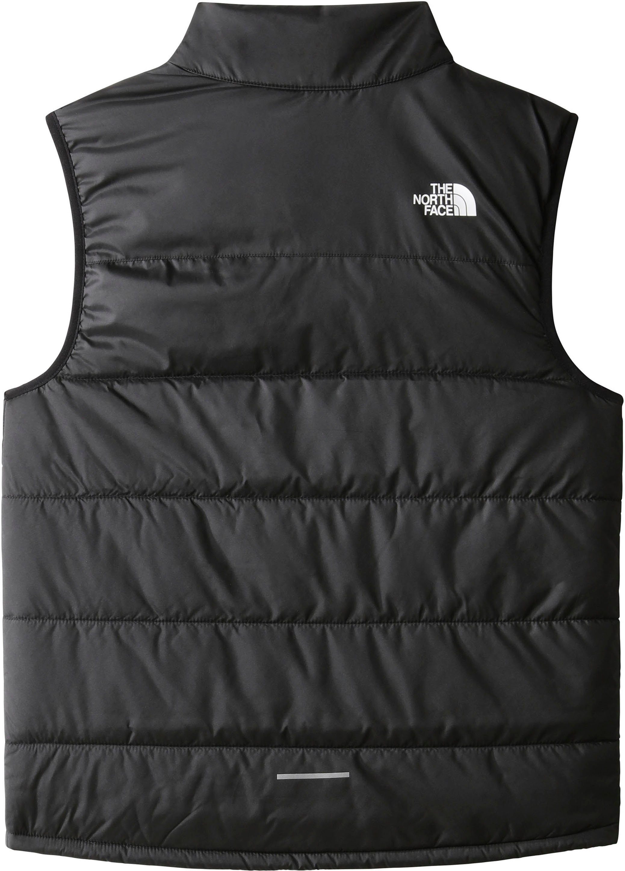 The North Face Softshellweste TEEN NEVER STOP SYNTHETIC VEST - für Kinder mit kontrastfarbenen Logodrucken