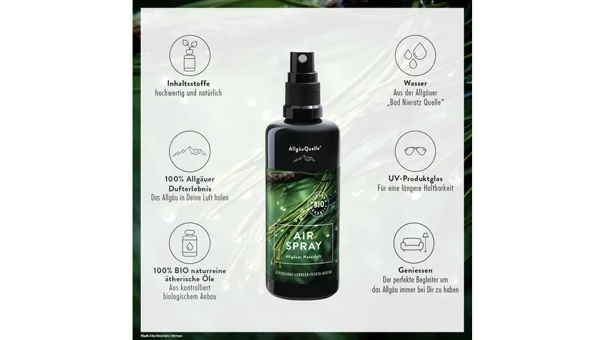 AllgäuQuelle AirSpray Allgäuer Naturluft 100 ml