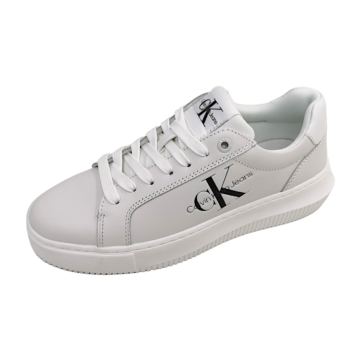 Calvin Klein Chunky Capsole Mono YW0YW00823 YBR Weiß YBR white