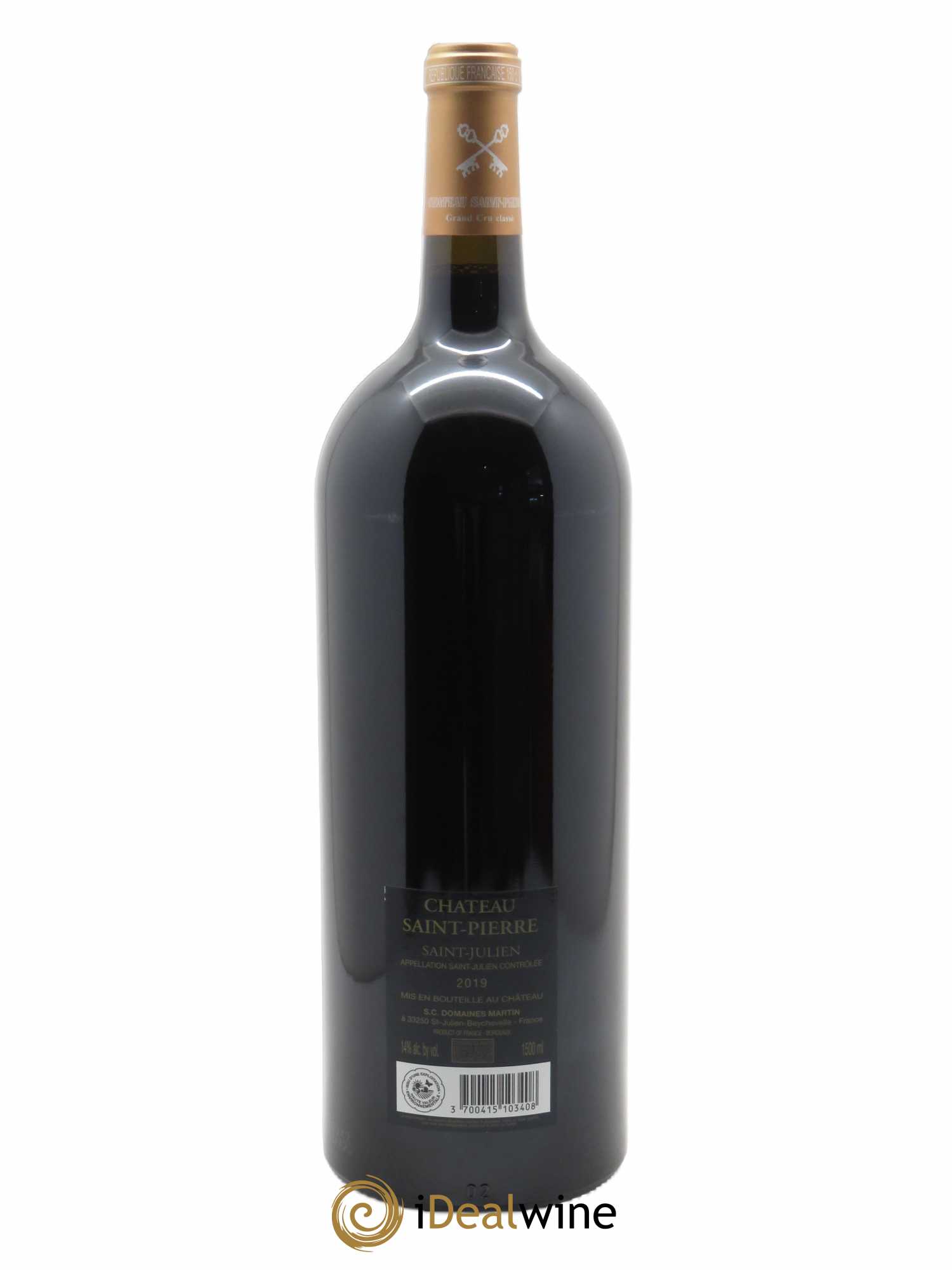 Château Saint-Pierre 4ème Grand Cru Classé (CBO à partir de 6 bts) 2019 - Lot de 1 Magnum