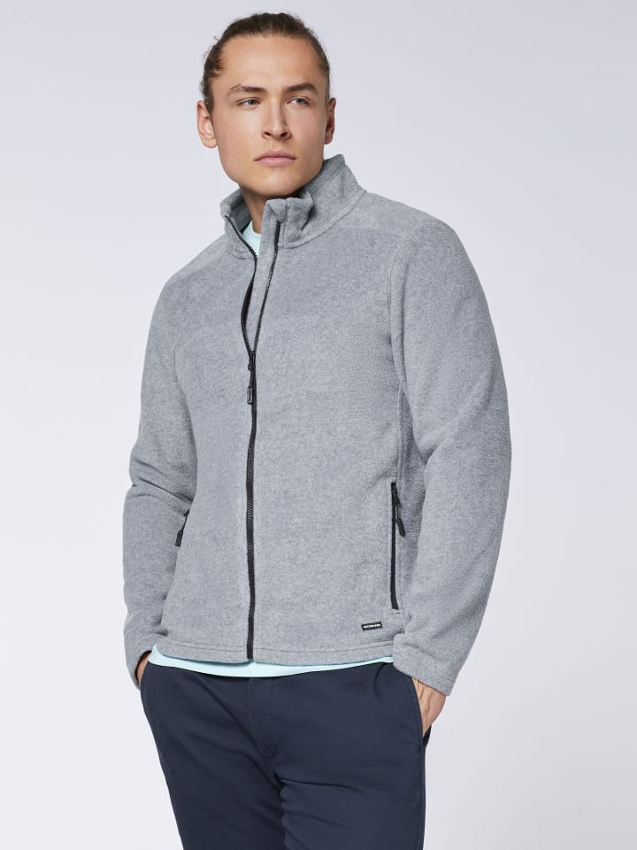 Chiemsee Fleece-Jacke in Grau günstig kaufen