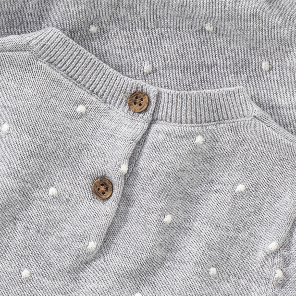 Baby Strickpullover mit Punkte-Allover